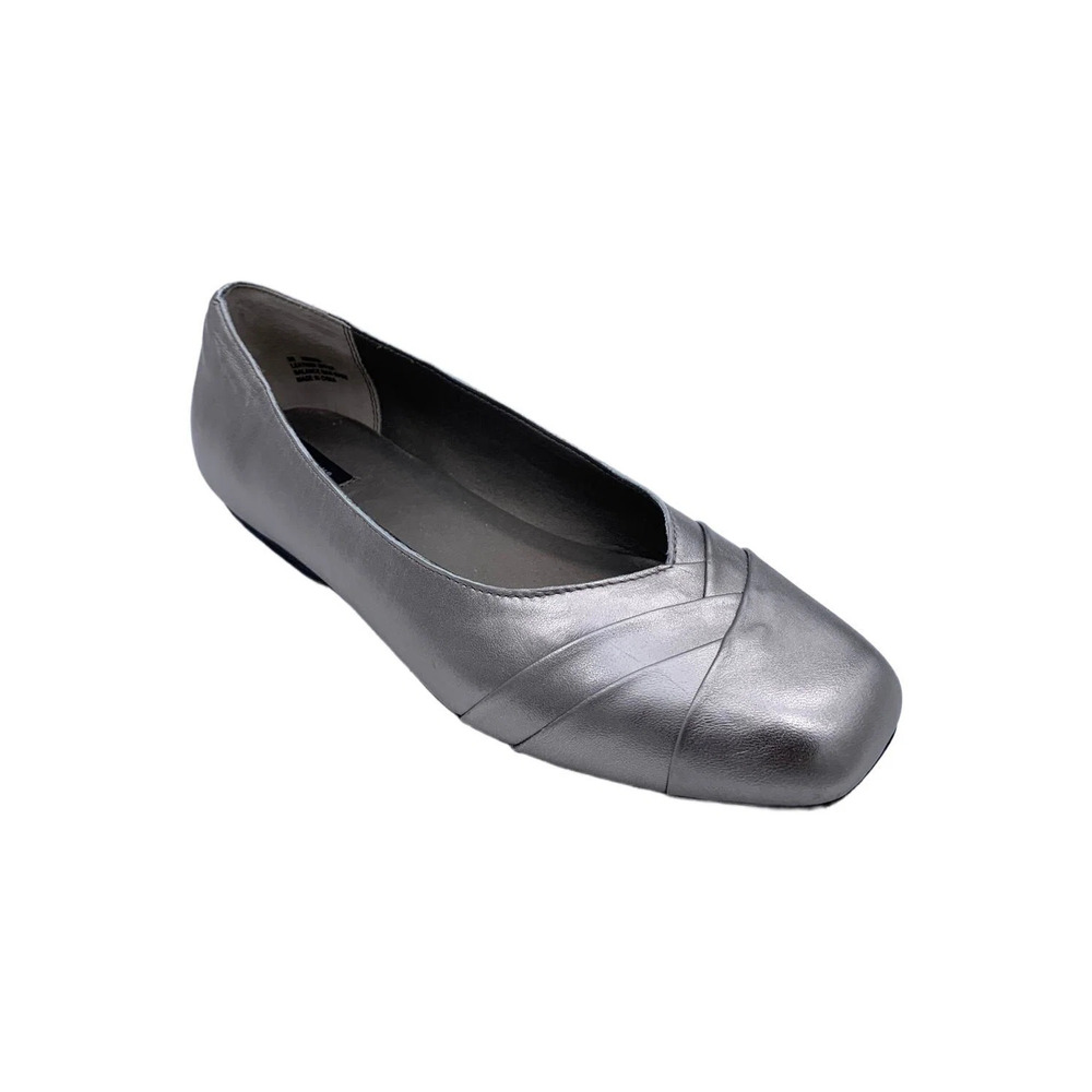 Array Women's Crystal Slip-On Flats Pewter - Narrow